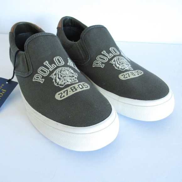 Polo Ralph Lauren Other - Polo Ralph Lauren Sneakers Slip On Tiger Logo New